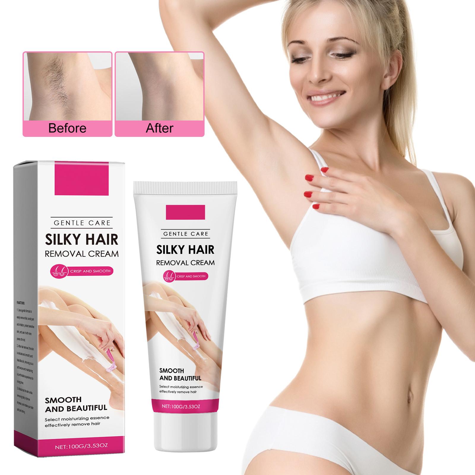 

Gentle And Soothing Hair Removal Cream For Armarms, Hands, Legs, Private Areas, Whole Body Hair Removal Cream,1pc,100g One Size розовый