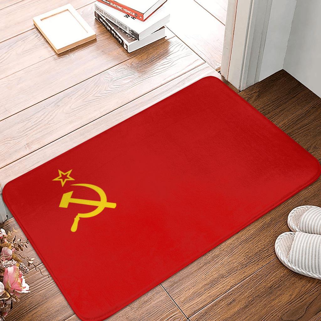 Coat of Arms of Russia Front Door Mat Anti-Slip Indoor Absorbent Russian Empire Doormat Garden Garage Entrance Rug Carpet