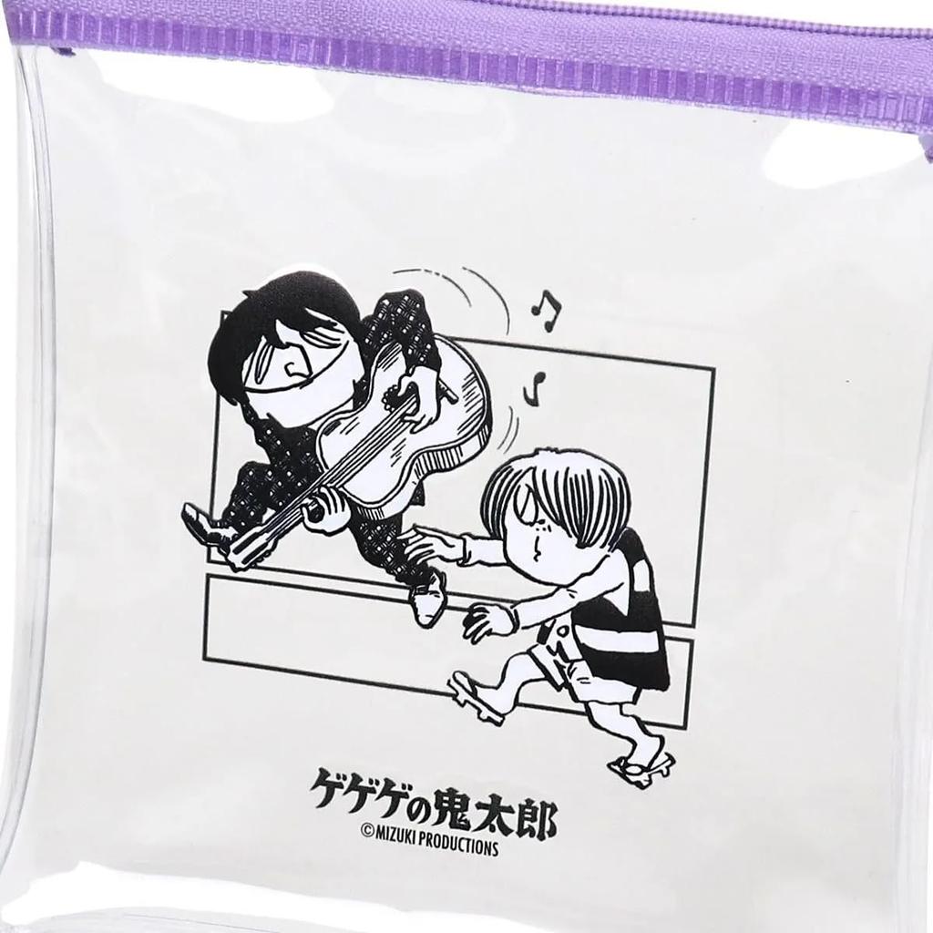 Yokaisha Gegege no Kitaro Clear Pouch/Waterproof Pencil Case/Amenity Bag by Shigeru Mizuki (Vampire Elite)