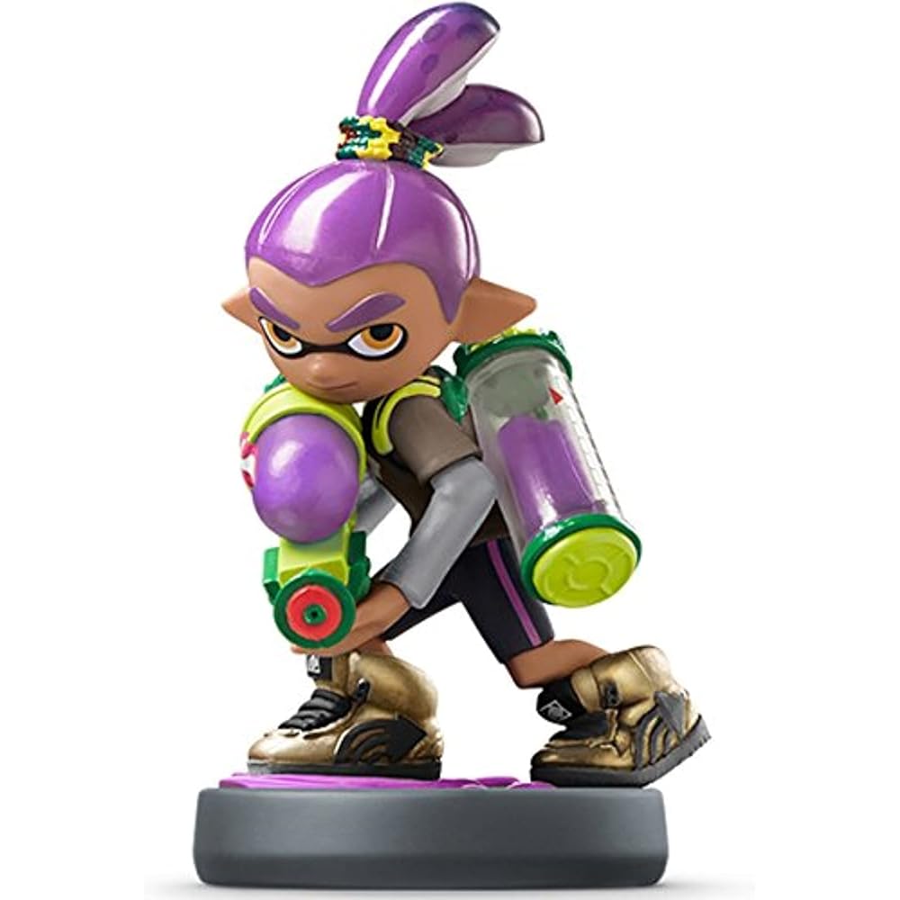 

amiibo Boy Purple Splatoon Series Collectible Figure