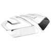 2Pcs Silver Front Fog Lamp Cover Trim Accessories For Ford Explorer 2016-2017 Us