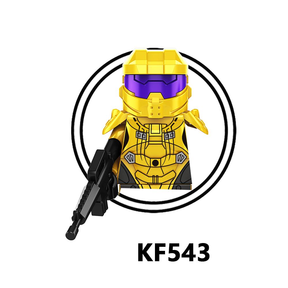 KF6043 Film Halo Våpen Soldat Byggeklosser Klosser Karakterfigurer Barn Samleleker