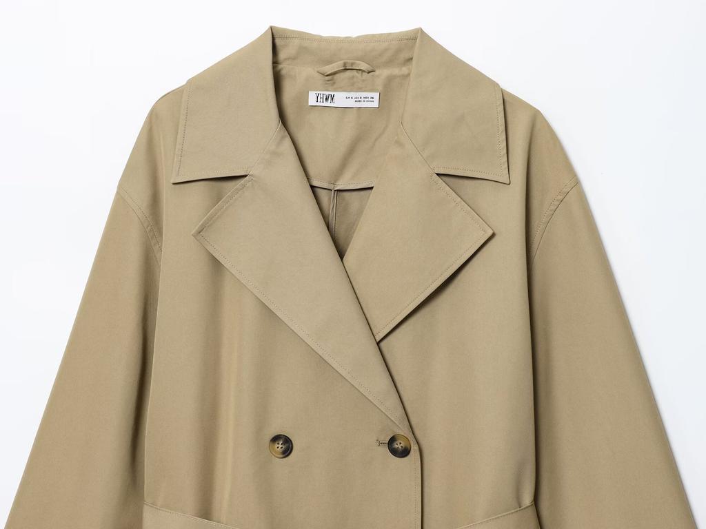 European and American style, new women's clothing, fashionable, casual, versatile, long trench coat 8372277