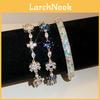 Minimalist Floral Jewelry Copper Zirconia Ladies Stylish Accessory For Work