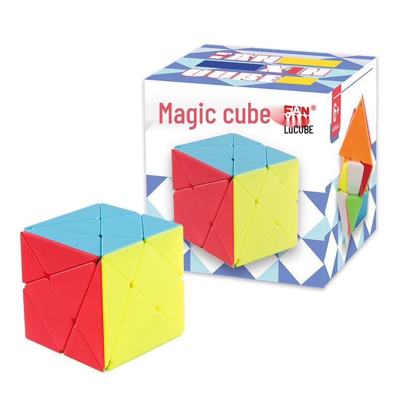 Solid Color Maple Leaf Magic Cube Pyramid Dinosaur Grid Dot Skewed Edge