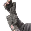 NEWBERRY KNITTING Deerskin Glommet Gloves - Charcoal