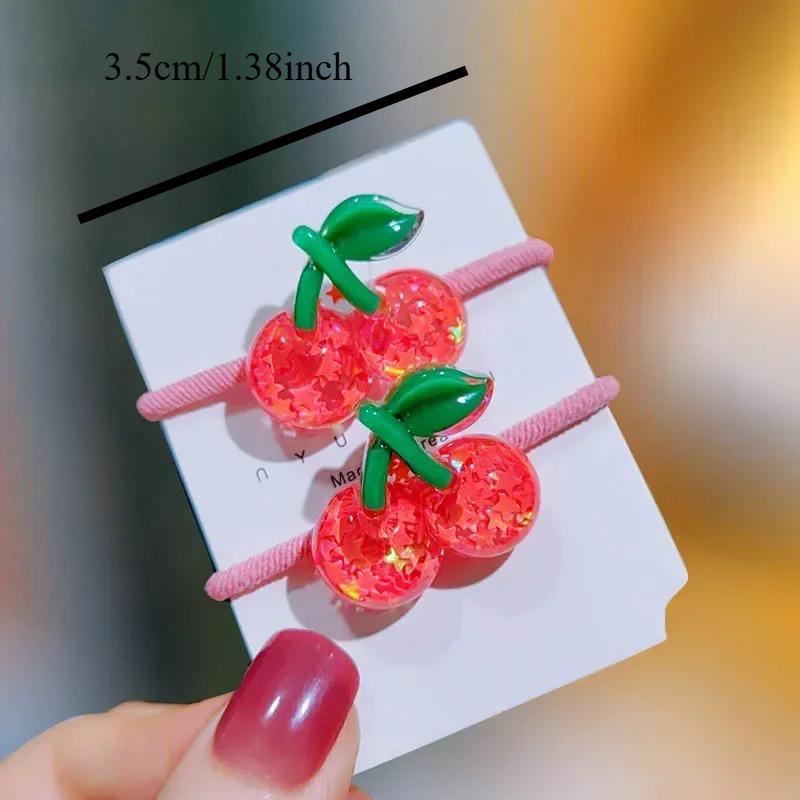 Pailletten Floral Elastische Haarbänder Gummiband Haargummi Prinzessin Kawaii Seil Kopfschmuck Haaraccessoires