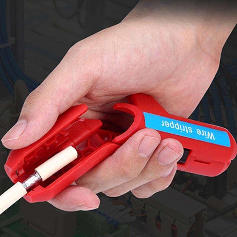 Precise Cable Wire Stripper Stripping Pliers with Adjustable Depth for Efficient Handling of Various Wire Types