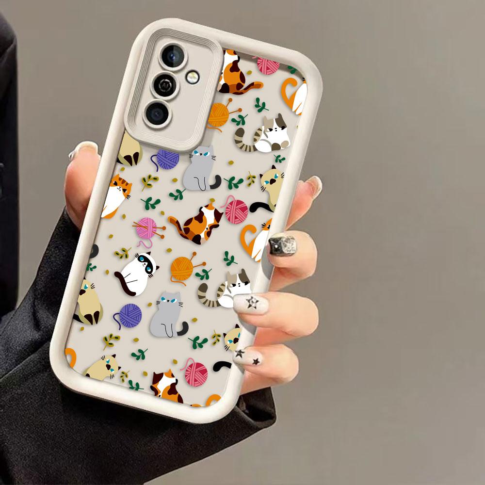 Cute Cat Charming Cover Phone Case For Googel PIXEL 7 7A 8 8A 9 9A 10 PRO XL 5G Silicone Case DIY Shell Funda Coque Capa