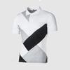 Digital 3D Printed Men'S Polo Shirt Men'S Casual Splicing Color Short Sleeve Shirt