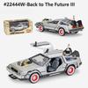 Spot 1/24 Back To The Future 3 Time Machine Miniature Simulation Car Model Scene Matching Ornaments Festival Gifts Collectibles