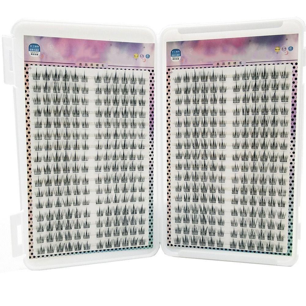 

Natural Curl 3D False Eyelashes 32Rows Eyelashes Extension Fashion Lash Cluster Makeup Supplies A