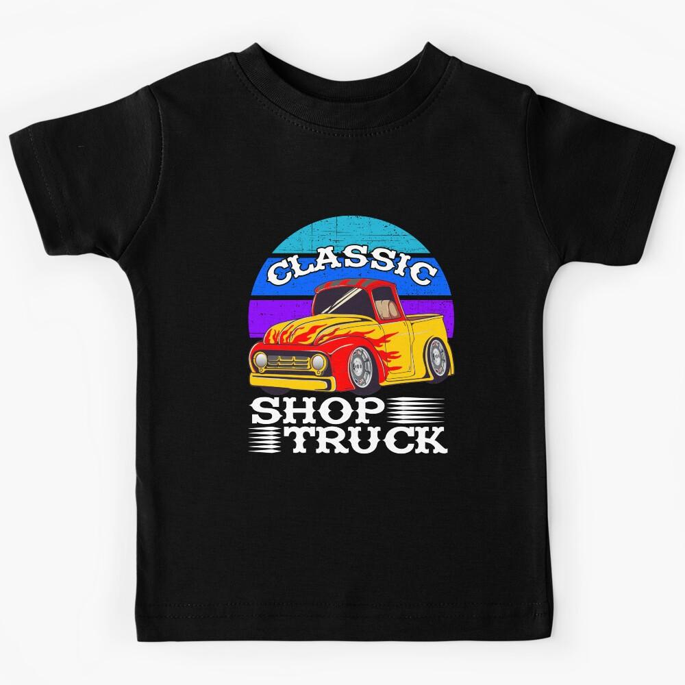 Classic Pickup Truck Customized Vintage Shop Truck Street Rod Kids T-Shirt 120