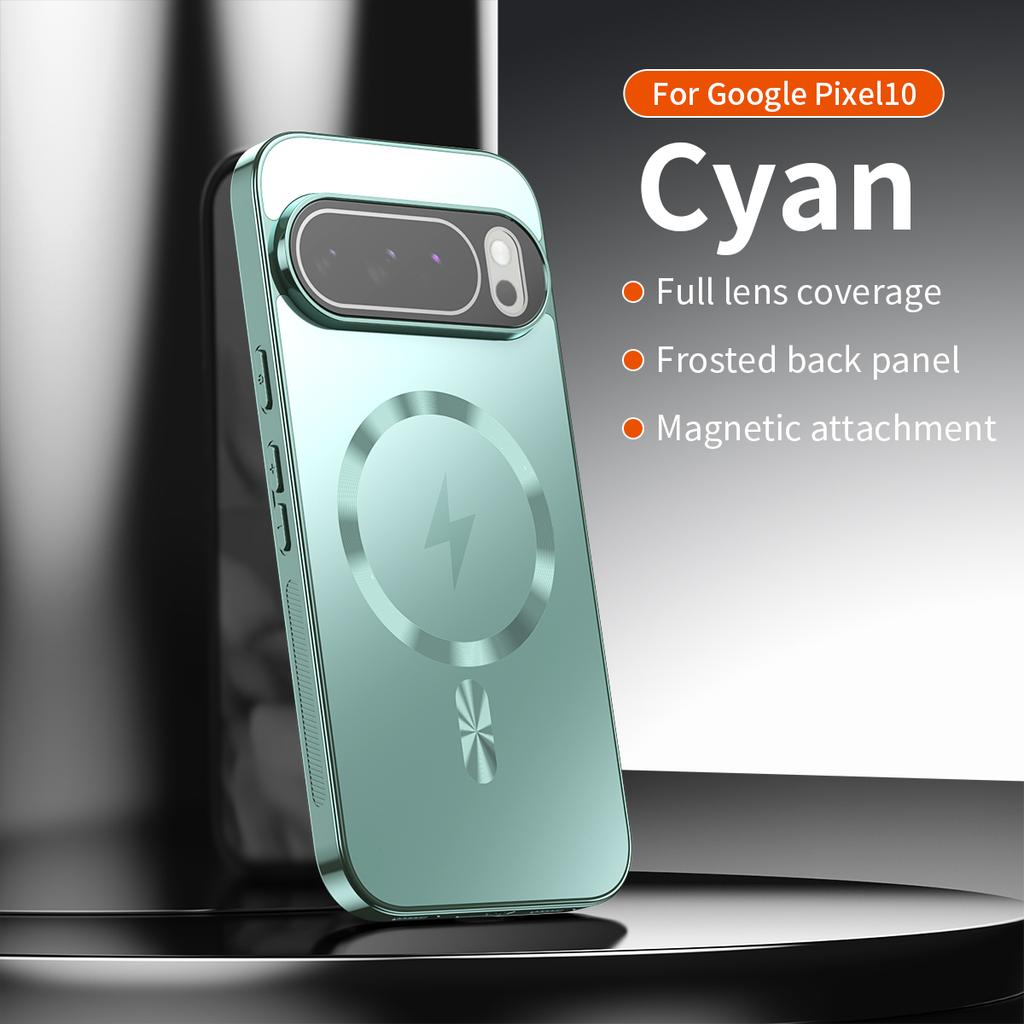 For Google Pixel 11 Pro XL Case Hard PC Plating Magnetic Wireless Charging Protective Back Cover Case for Pixel 11 11Pro Shell
