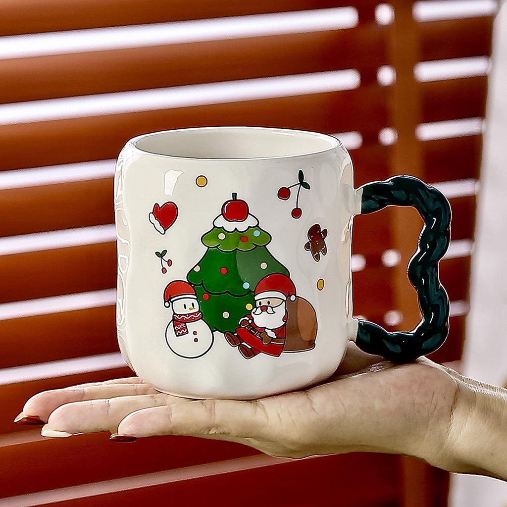 Christmas Santa Claus Mug A Practical Addition to Any Home Simple Use and Easy Keep Clean Built