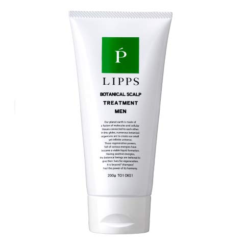 

[Ограниченный запас] LIPPS Botanical Scalp Treatment 200г, Салонный уход за кожей головы, Освежающий аромат, Для мужчин