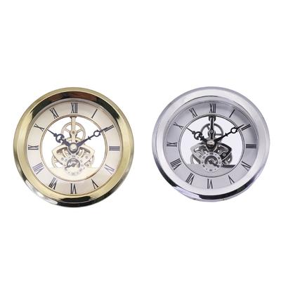 Mouvement d'horloge murale à chiffres romains Insert transparent Réparation d'horloge Remplacement Pièces d'horloger DIY Outil Accessoires