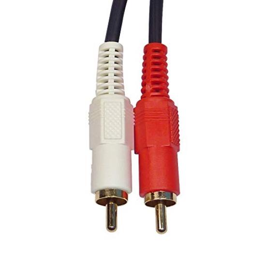 Cinchkabel A-2P-15 (rot-Weiss) (15m)