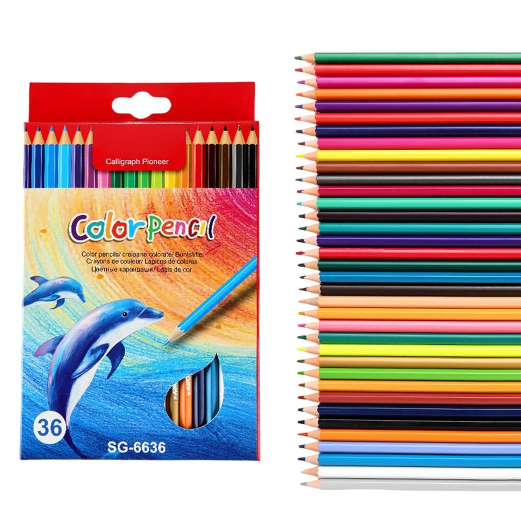 Coloured Pencil Set, High Quality Art Drawing Pencils, Available In 12/18/36/24/48 Colours