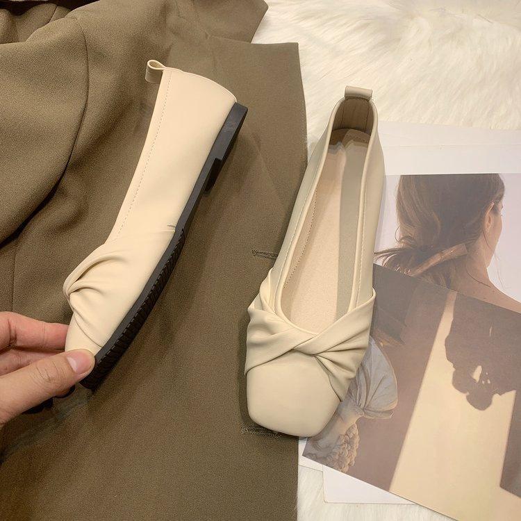 Mary Jane, avondbries zachte zachte zool damesschoenen, enkele schoenen, lente en herfst 2025, oma veelzijdige platte zool casual damesschoenen