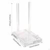 Acrylic Display Stand Adjustable Multifunctional Table Decorative Rack Book Holder for Events Photo