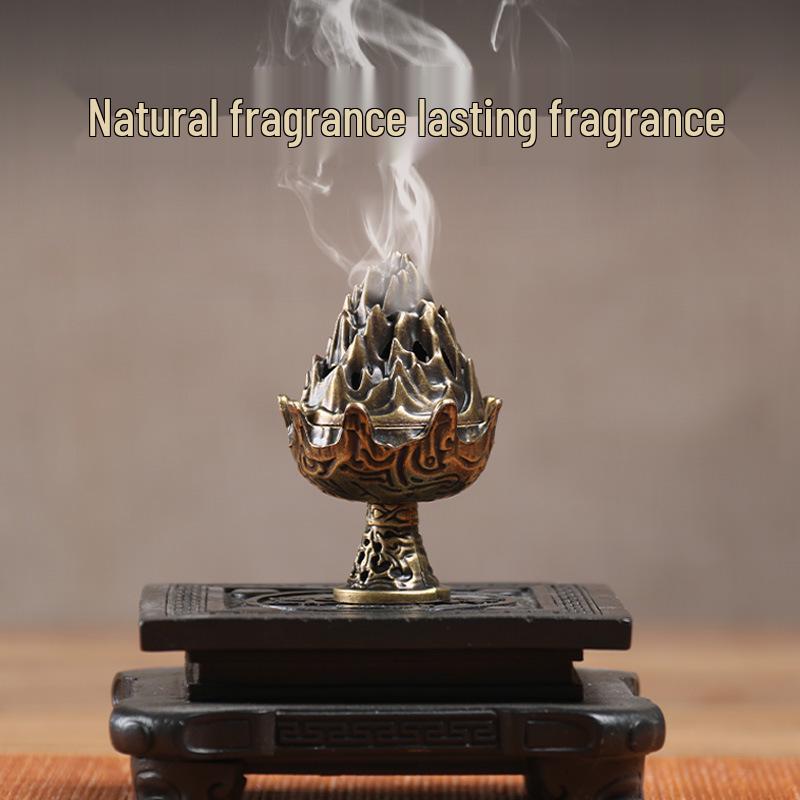 Auspicious Cloud Natural Sandalwood & Agarwood Aromatherapy Incense Coils for Home