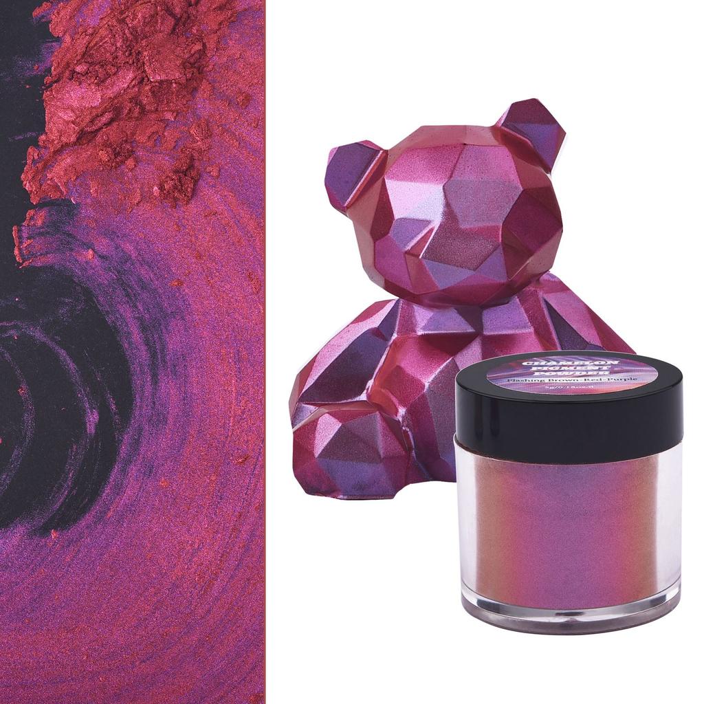 5g Mirror Chameleons Pigment Pearlescent Epoxy Resin Glitter Magic Discolored Powder Kit Resin Colorant Jewelry Making Tools