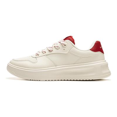 Li Ning Cloud Sky Casual Versatile Thick Sole Height Increasing Non-Slip Wear-Resistant Breathable Low-Top Skate Shoes Women Sneaker AGCU320-1