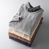 Sweater Shirt Collar Foreign Trade Tail Order Brown Fake Two-Piece