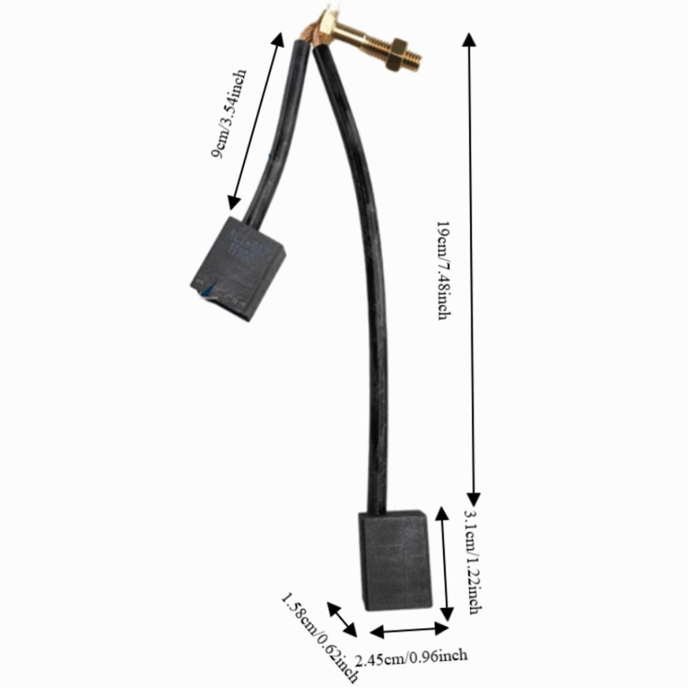 2Pcs High Performance Motor Brush Set Good Conductivity Cart Motor Brushes Cart Accessories