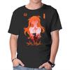 Unisex Crew Neck T-Shirt Eva 02 Graphic Short Sleeve Casual Tee