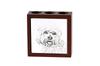 Dandie Dinmont Terrier, Hindlee Terrier – Pen Holder with a Dog, Desk Organizer with a Print | Art-Dog