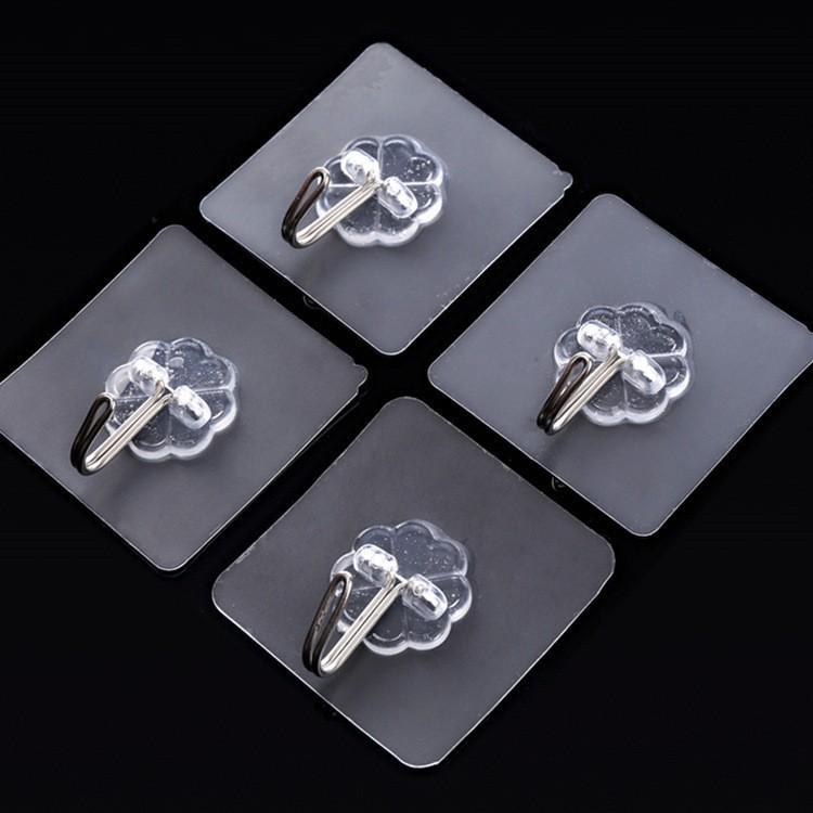 Dopamine No-Drill Super Strong Adhesive Hooks – No-Mark Plastic Hangers, Behind-the-Door Bathroom Suction Cup Hooks