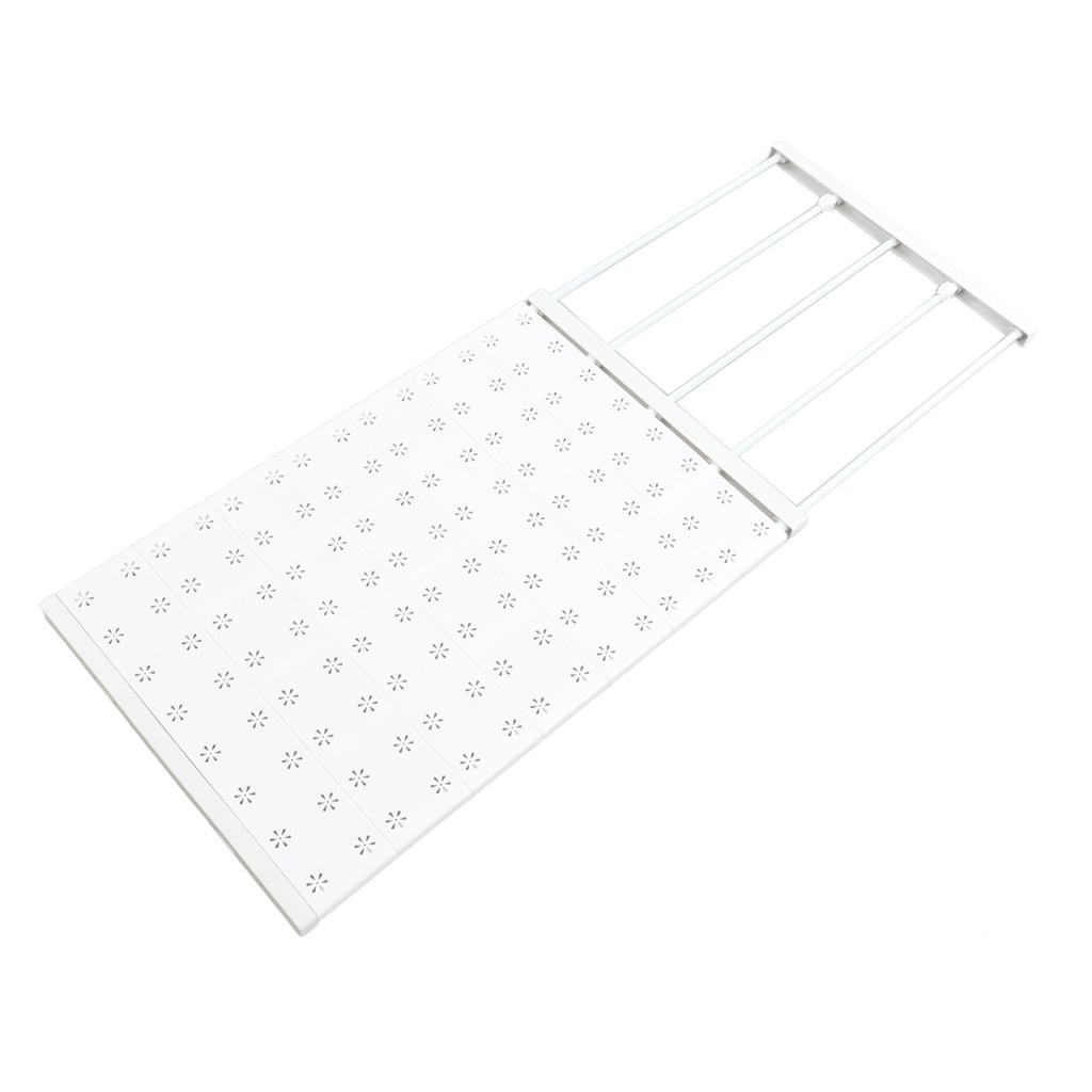 Erweiterbares Schrankregal Platzsparend Stanzfrei Starke Tragfähigkeit Kleiderschrank Kleiderteiler