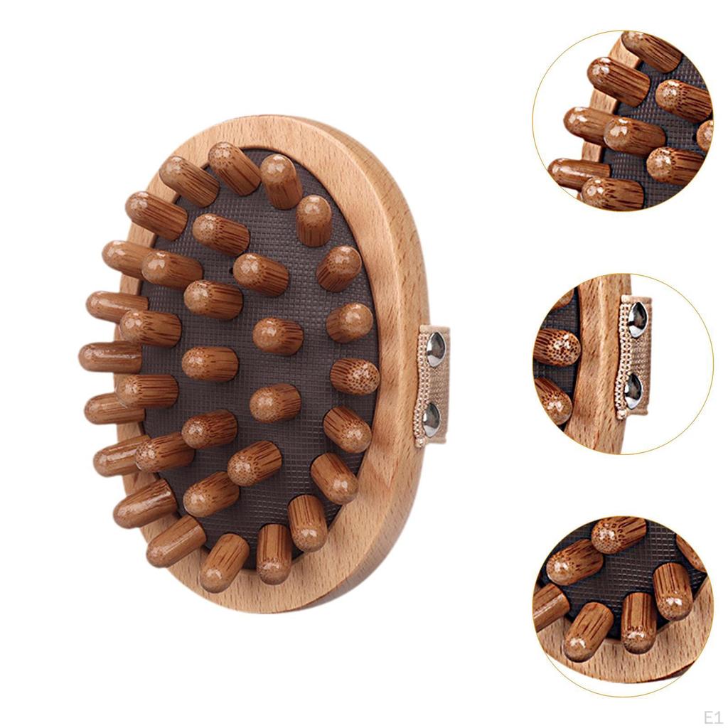 Houten Schrapende Massage Borstel Tool, Houten Handheld Massager Multifunctionele Ontspanning Lichaam