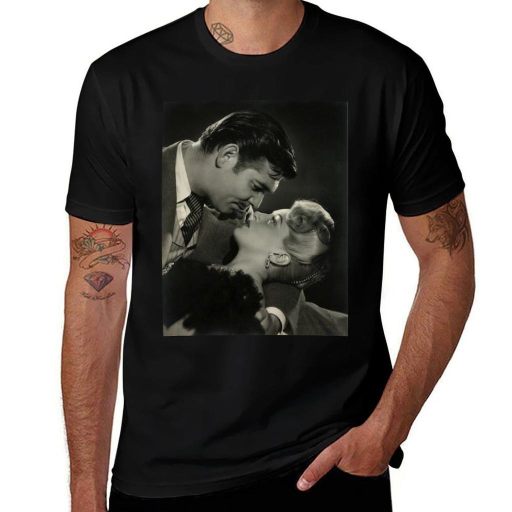 Lana Turner And Clark Gable TShirt Work Utility Short Sleeve Shirt TShirt
