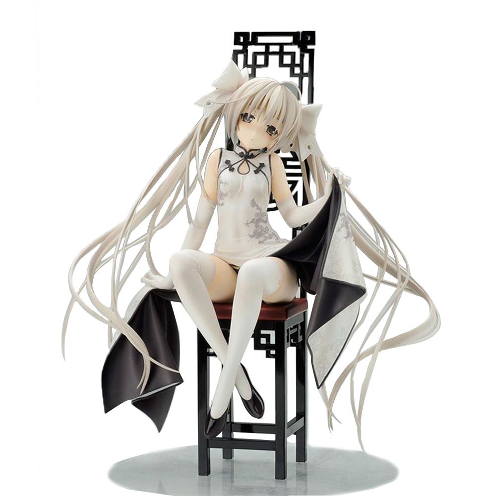 Аниме-фигурка Касугано Сора в сидячем положении, фигурка девушки в ципао, фигурка Касугано Сора из ПВХ, модель, игрушка, коллекционный подарок. 22cm