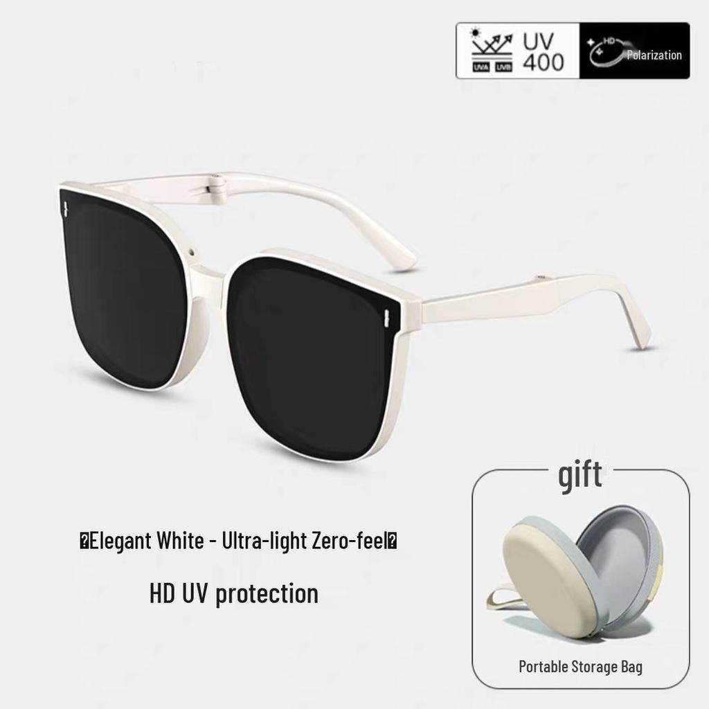2026 Foldable Unisex Sunglasses: High-End, UV Protection, Slimming Effect