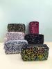 Velvet Sequin Makeup Bag With Large Capacity For Travel And Daily Use