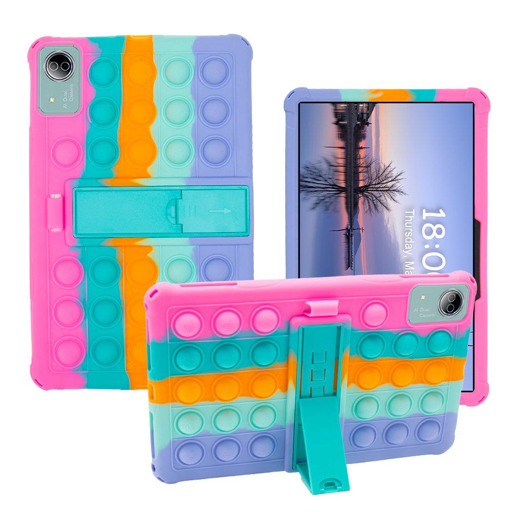 Etui Bubble Soft Stand dla Doogee T20 Ultra / T40 Pro 12 cali Funda Bezpieczne dla dzieci Silikonowe Etui Ochronne na Tablet