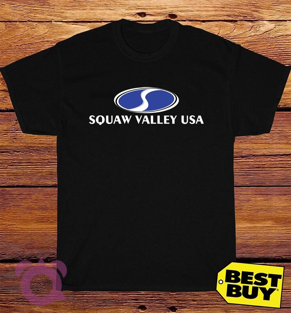 Black/Gray/Navy/White T-Shirt Squaw Valley S to 5XL XL