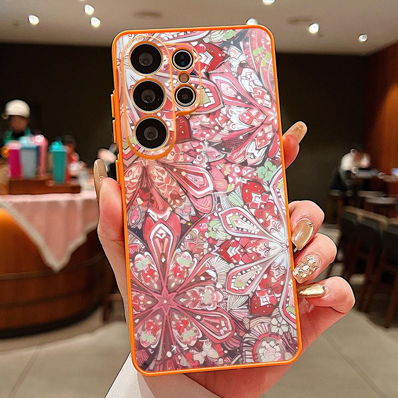 Vintage European Style Case For Samsung Galaxy S26 Ultra S25 Edge S24 Plus S23 FE S22 A17 A54 A55 A56 A57 5G Magnetic For Magsafe Matte Cover Moon Sun