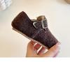 Birkenstock Winter 2025 Girls' Velvet Fur Shoes - Soft Sole, Thickened for Boys & Girls