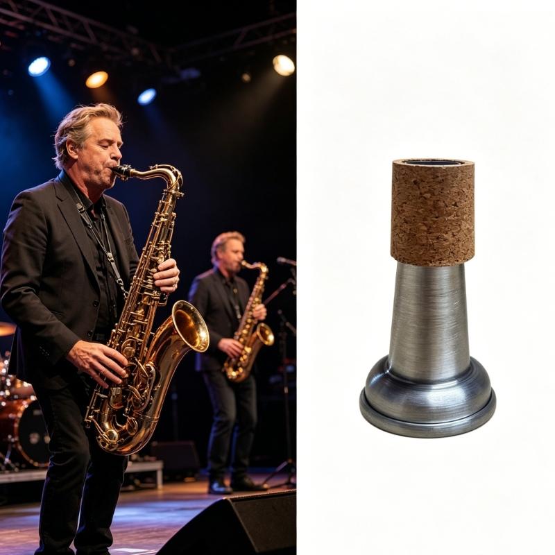 Portable Bb Trumpet Mute For Quiet Practice Aluminum Alloy Light weight Easy To Carry Durable Sound Reducer