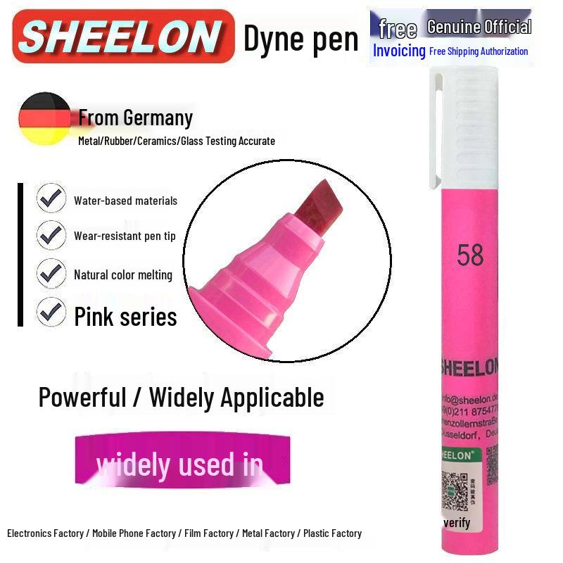 Dyne Pen SHEELON Pink Series Surface Tension Tester