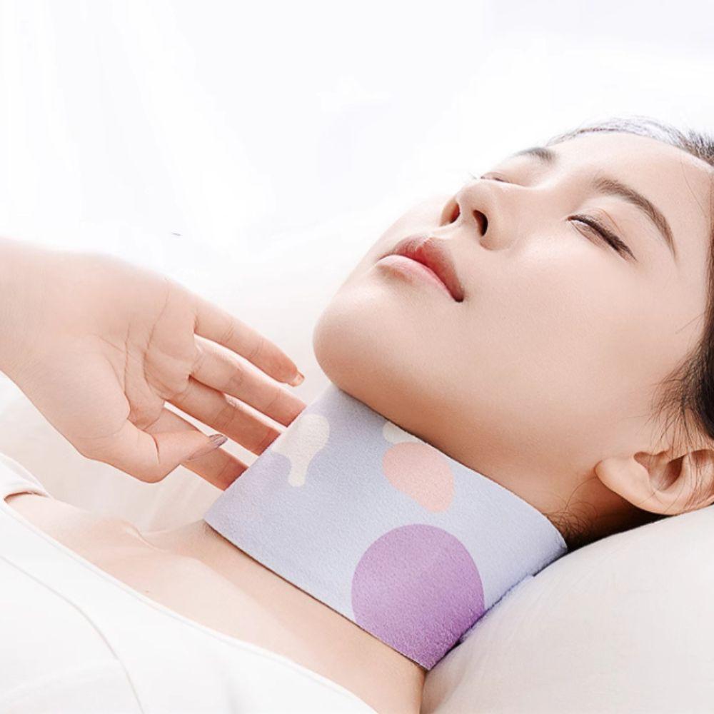 Washable Neck Beauty Wrap Adjustable Gel Neck Mask Holder Breathable Neck Skincare Tools  Office