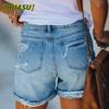 Damenmode, lässig, einfarbig, bedruckt, Hosen und Caprihosen