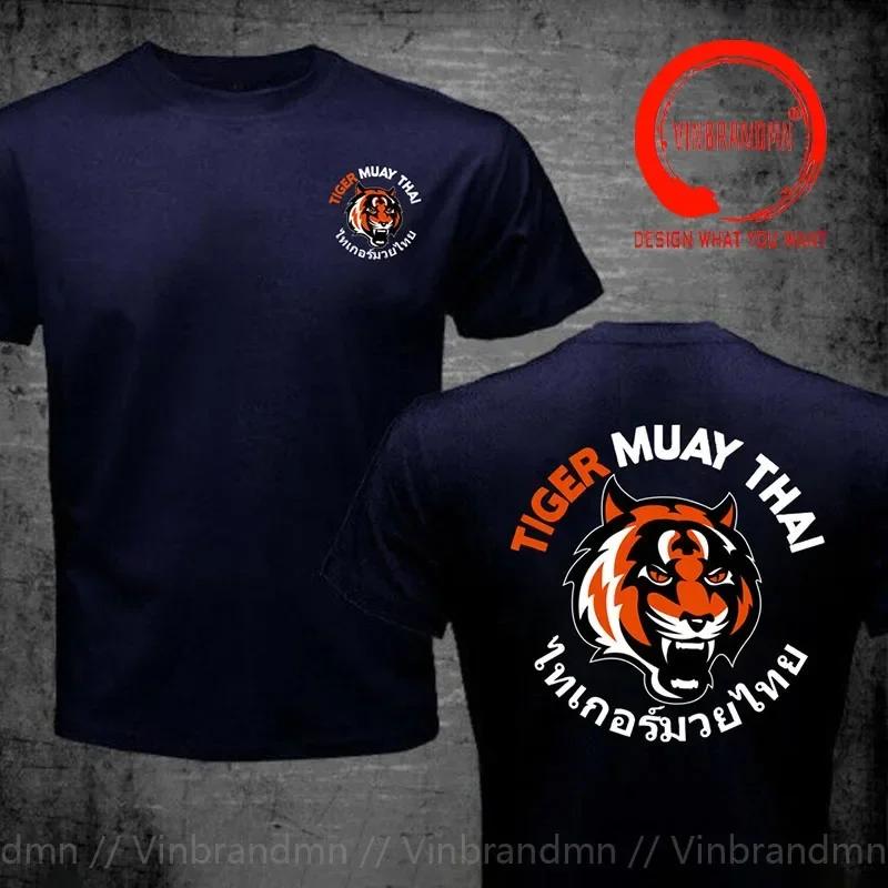Newest Tiger Muay Thai Kick Boxing Tshirt Summer Thailand Kung Fu Oneck Unisex T Shirt Unisex Tees Tops Harajuku Streetwear Clothing