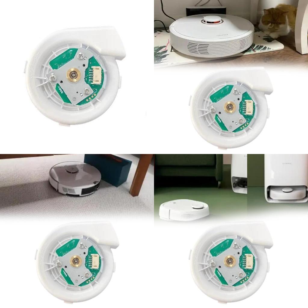 Ventola di ricambio per robot aspirapolvere Roborock S7 Maxv Q7 Max S8 S8 Plus S8+ per una pulizia efficiente dei pavimenti.