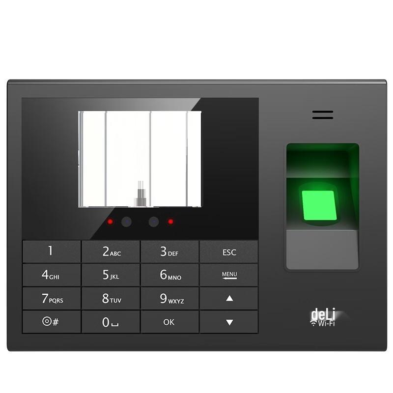 Deli 3765CN Face & Fingerprint Biometric Attendance Machine 180x130x35mm